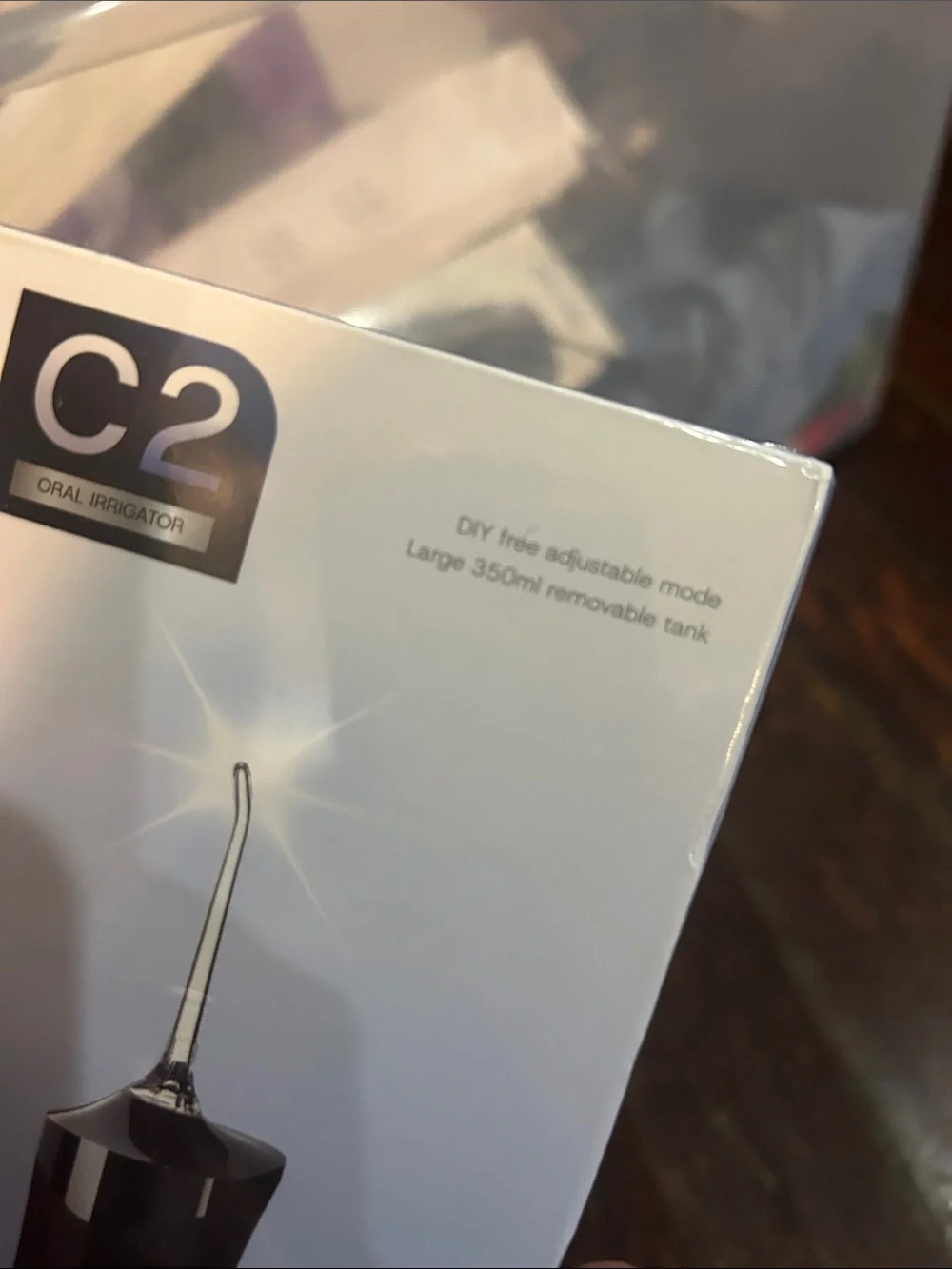 C2 Oral Irrigator Water Flosser - Black